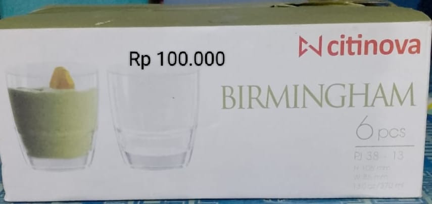produk Gelas Bermingham