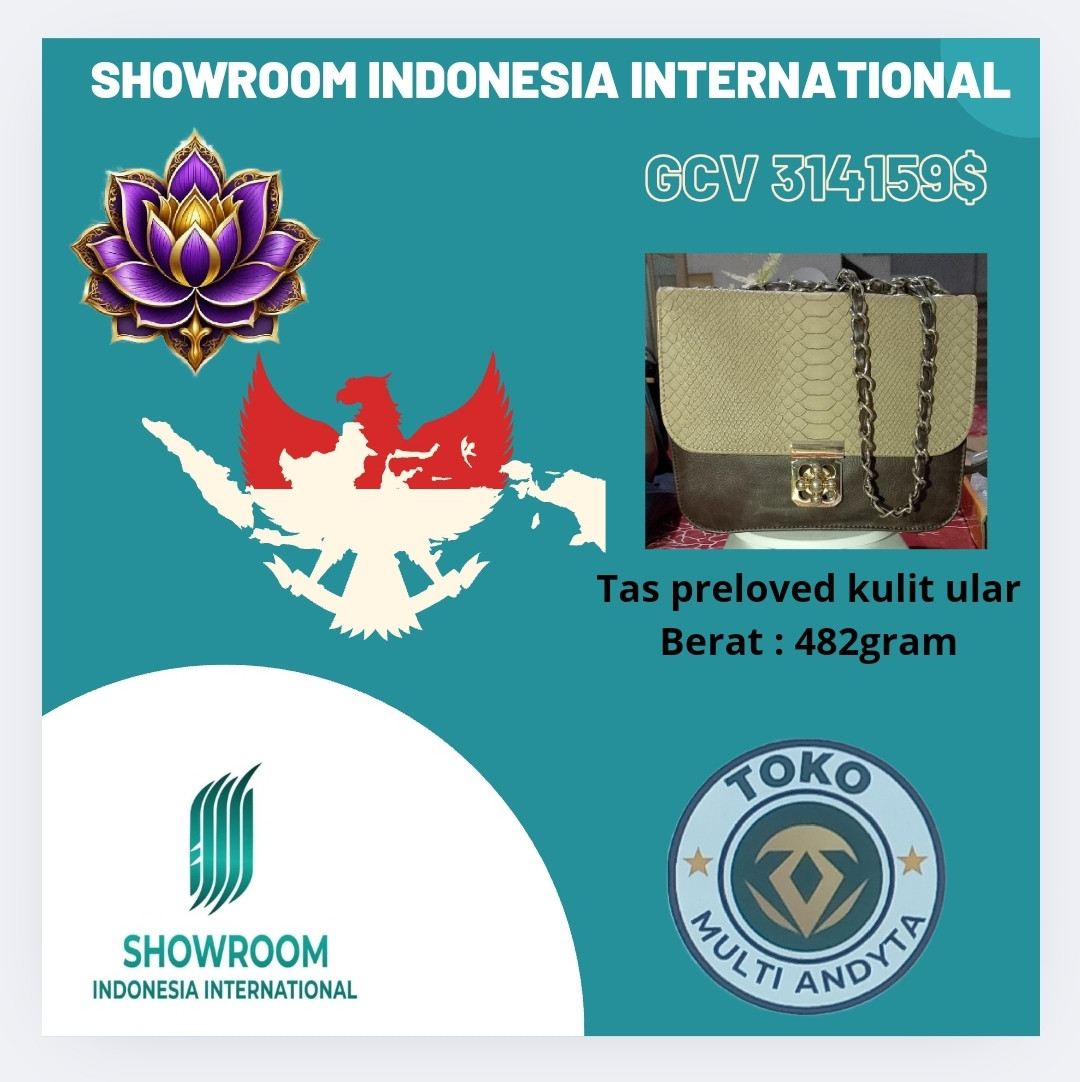 produk Tas Preloved Kulit Ular