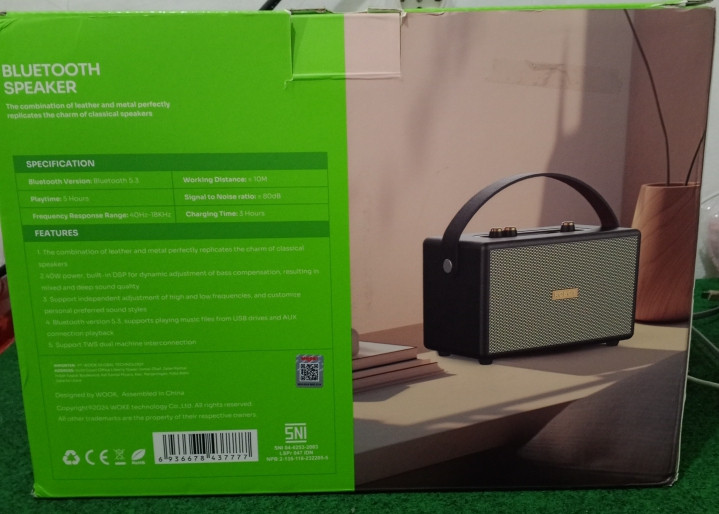 produk Blotooth speaker merk Robot