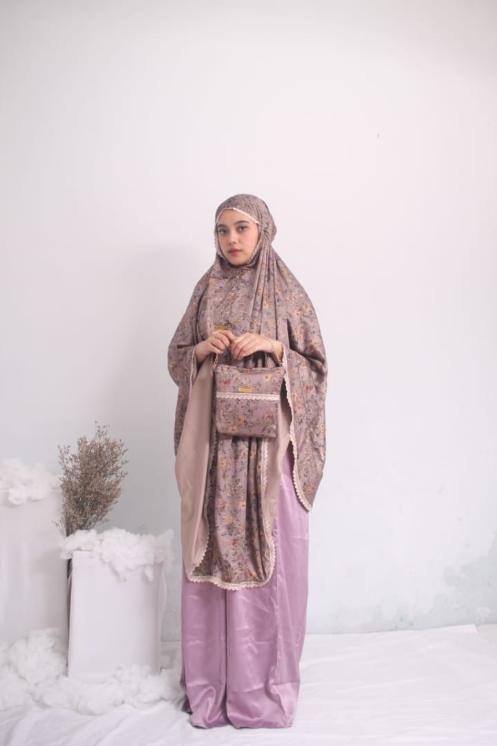 produk Mukena Silk Motif