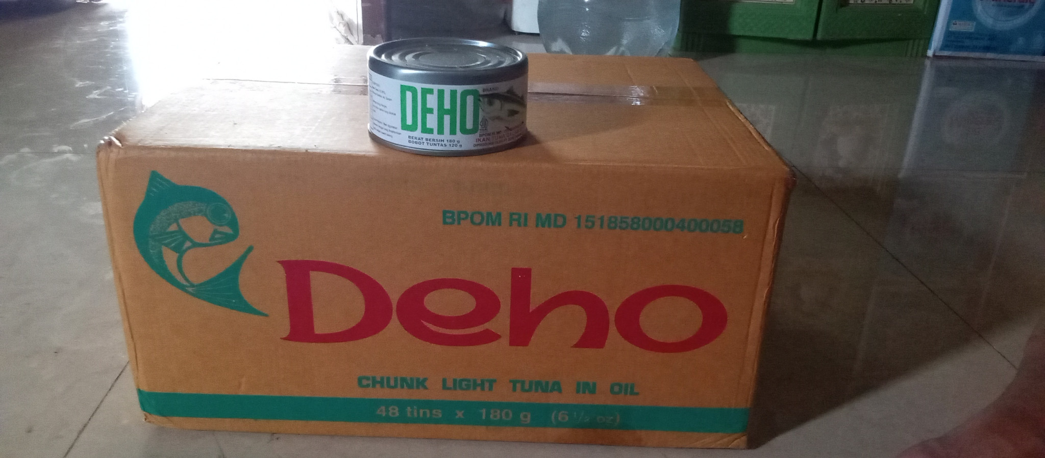 produk DEHO ( IKAN TUNA DALAM MINYAK )